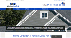 Desktop Screenshot of lakelandroofingnj.com